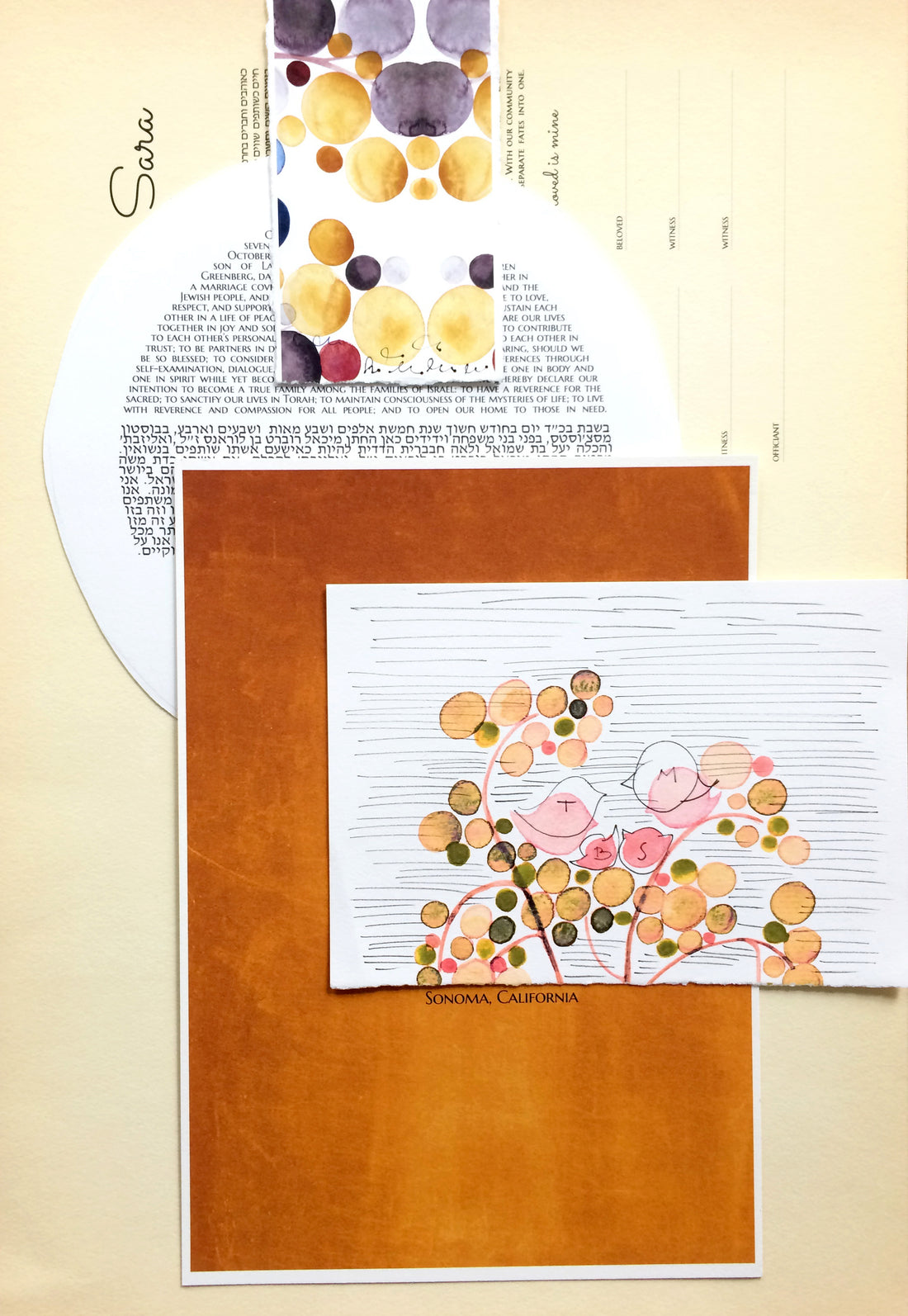 custom ketubah idea