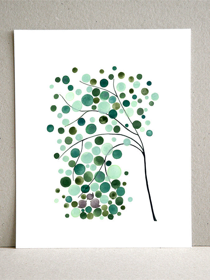 WEST FAMILY TREE art print